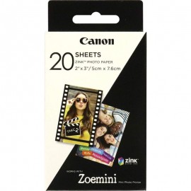 Papel fotográfico Canon Zink 20 hojas