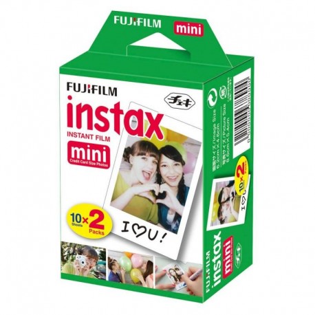 Película Instax Mini Fujifilm Twin Pack 20 Hojas