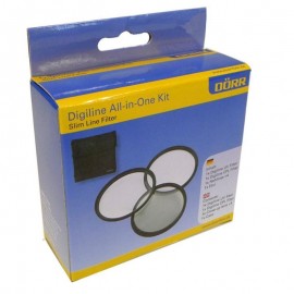 Kit de 3 Filtros Dorr 58mm UV, CPL, Close Up