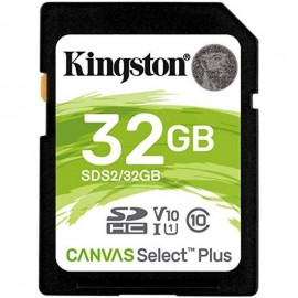 Kingston 32GB SDHC CANVAS SELECT PLUS 100R C10