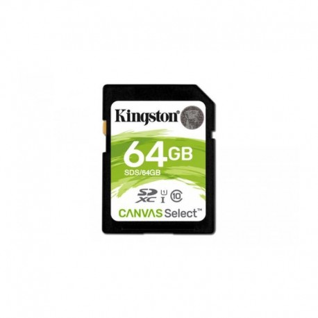 Kingston 64GB SDXC CANVAS SELECT PLUS 100R C10