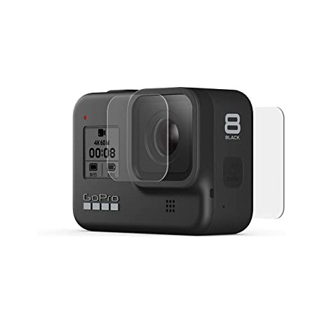 KIT PROTECTOR PARA PANTALLA Y LENTE GOPRO HERO 8 AJPTC-001