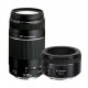 KIT 2 Lentes Canon (EF 75-300MM F/4.0-5.6 III + EF 50MM F/1.8 STM)